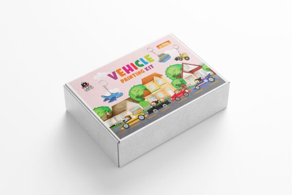 Vehicle Painting Kit with MDF Keychains